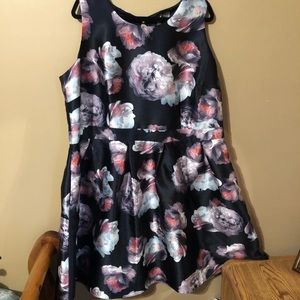 Floral A-Line Formal Dress